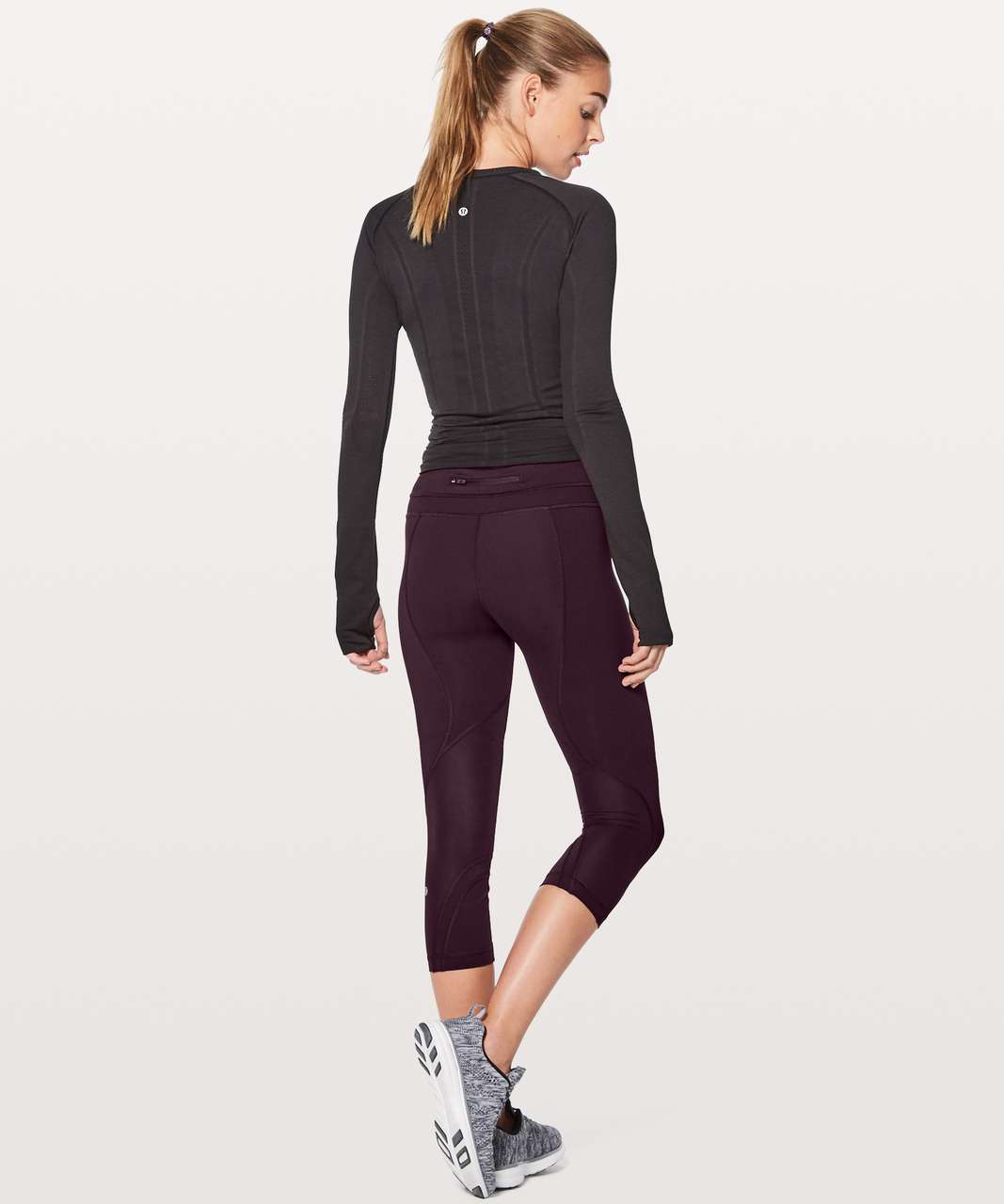 Lululemon Inspire Crop II *Luxtreme - Heathered Black / Black - lulu  fanatics