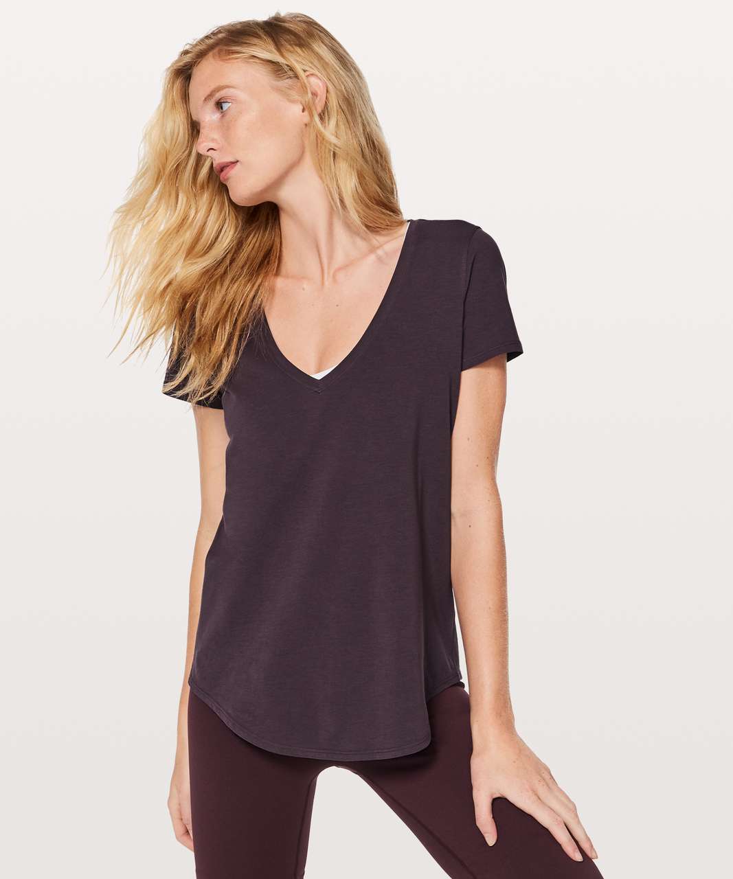 Lululemon Love Tee V - Vintage Grape