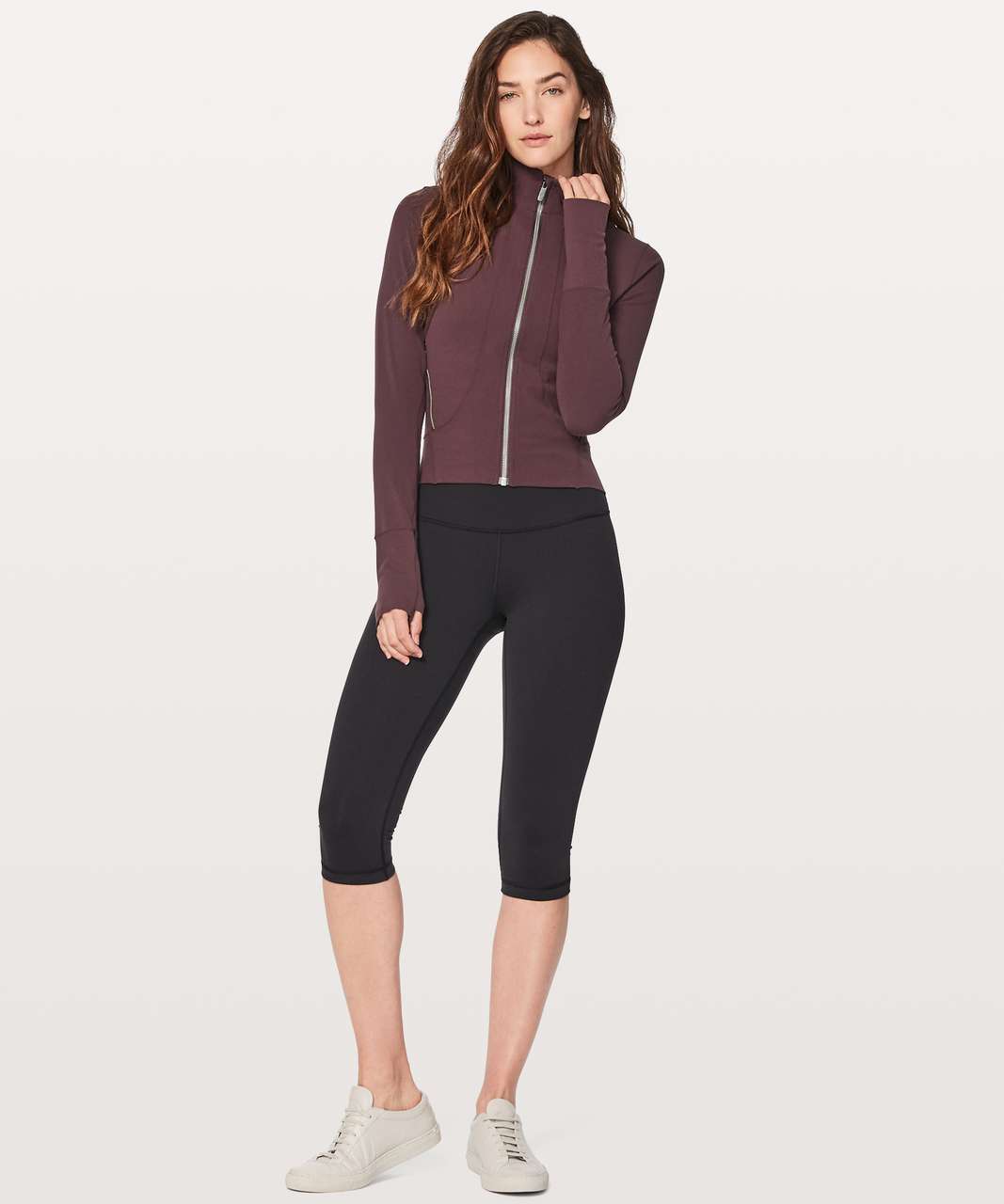 Lululemon Full Freedom Long Sleeve - Black Cherry - lulu fanatics