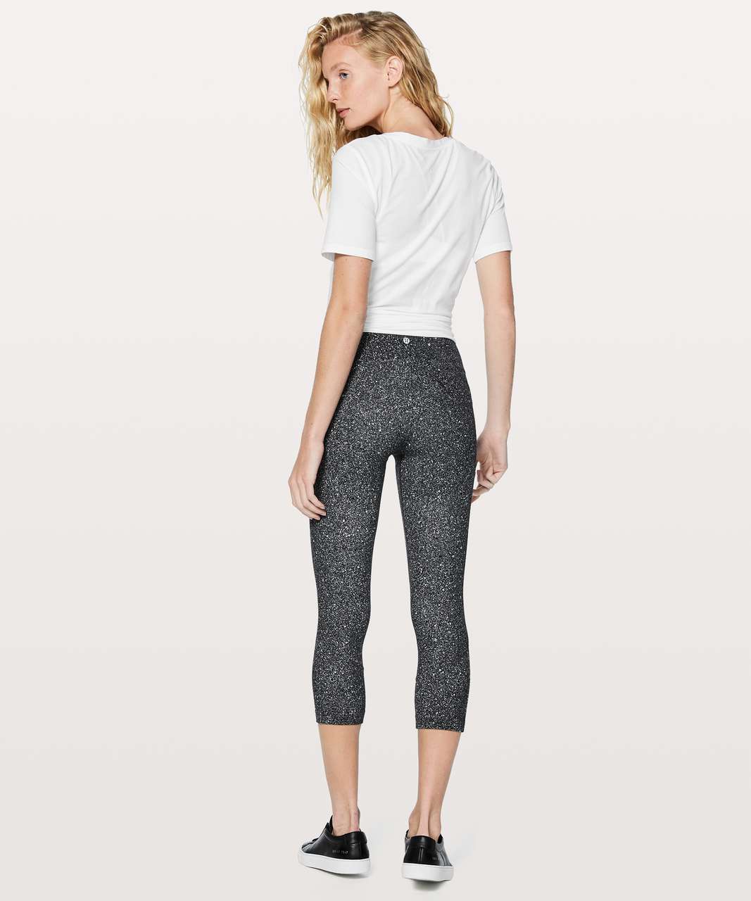 Lululemon Full Freedom Crop 21 - Luminesce Splatter Ice Grey