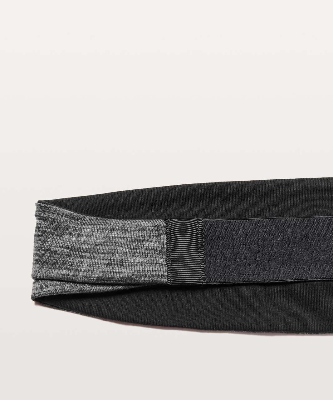 Lululemon Fringe Fighter Headband - Heathered Black / Black