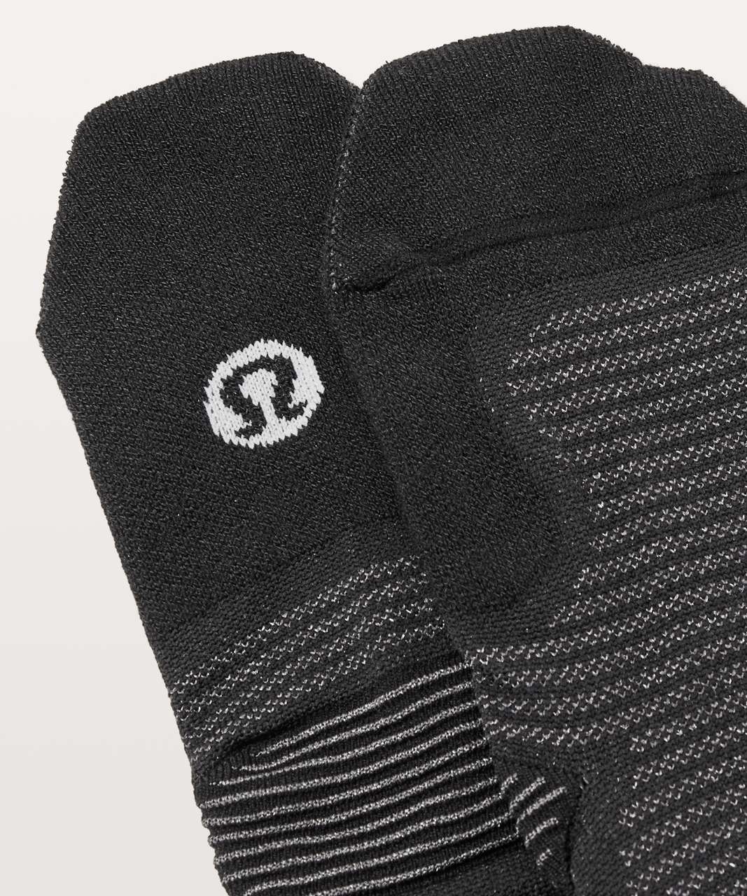 Lululemon Speed Sock Silver - Black / Dark Shadow