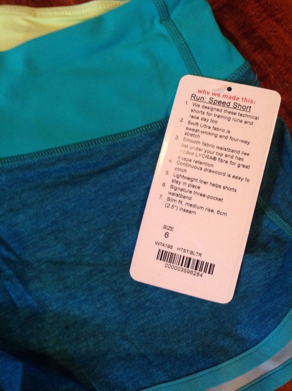 Lululemon Speed Short *4-way Stretch 2.5