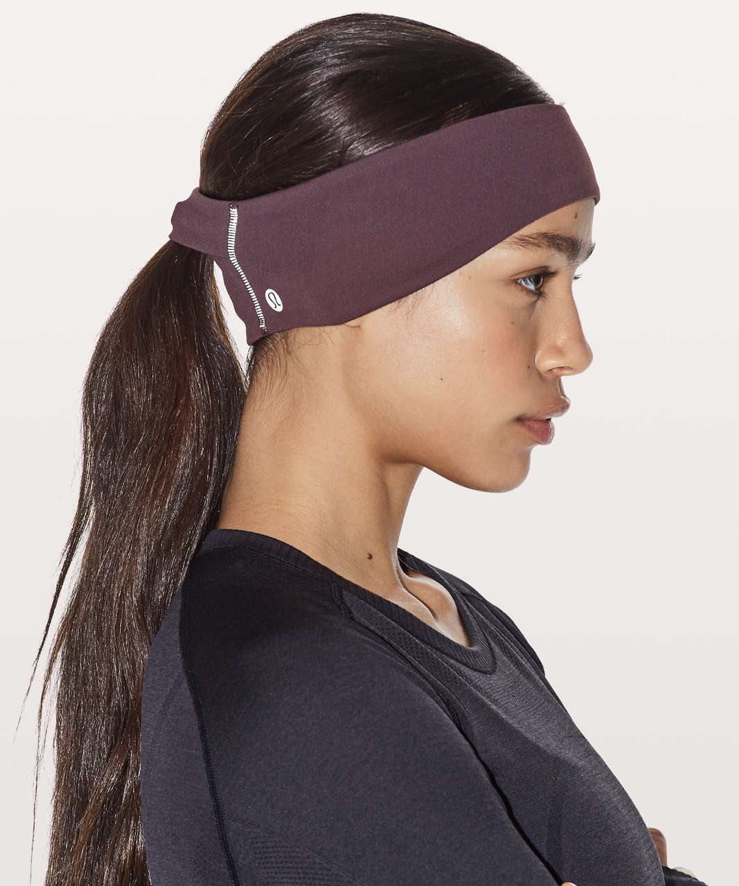 Lululemon Run It Out Ear Warmer - Black Cherry