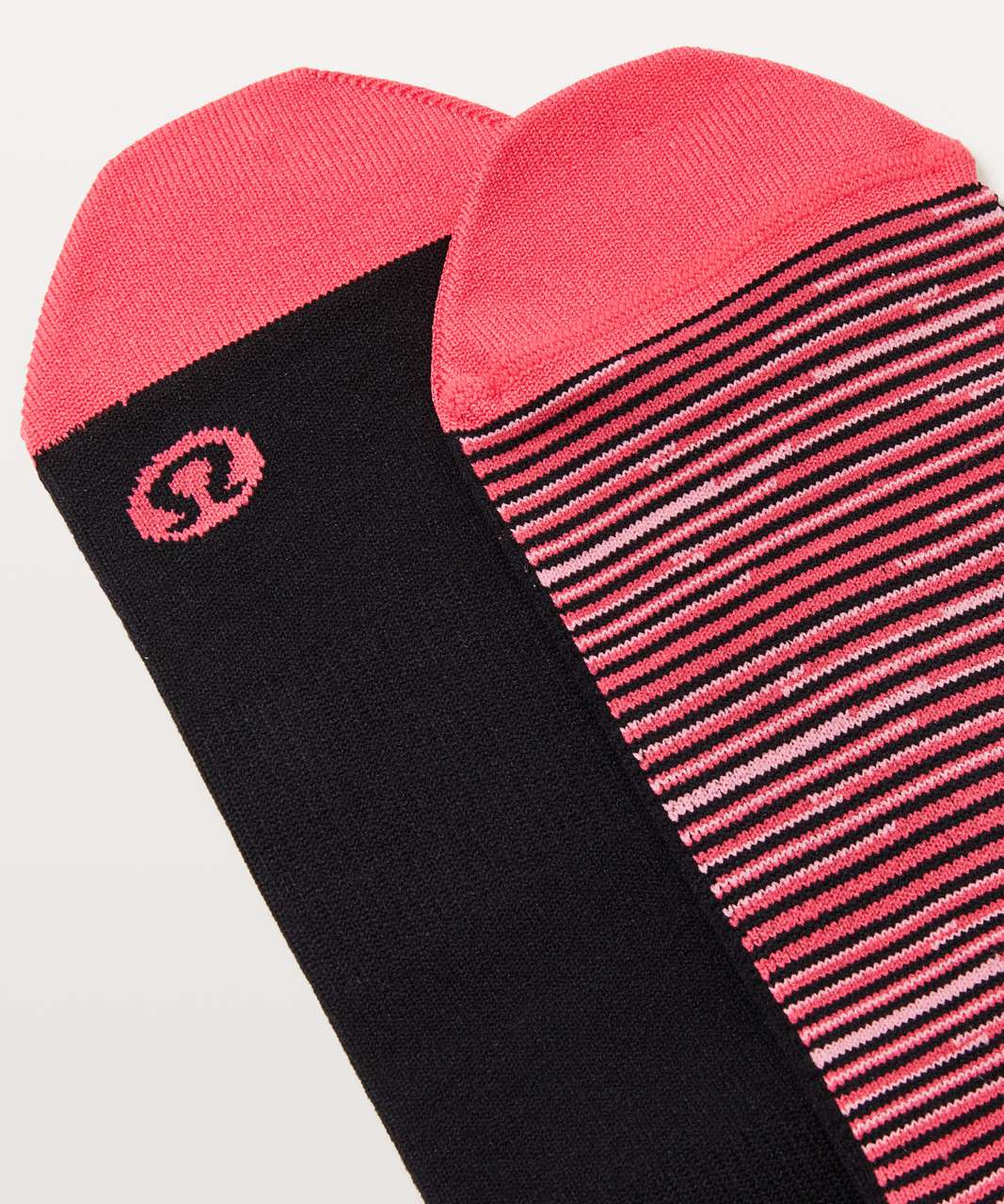 Lululemon Play All Day Sock - Coralize / Strawberry Shock / Black