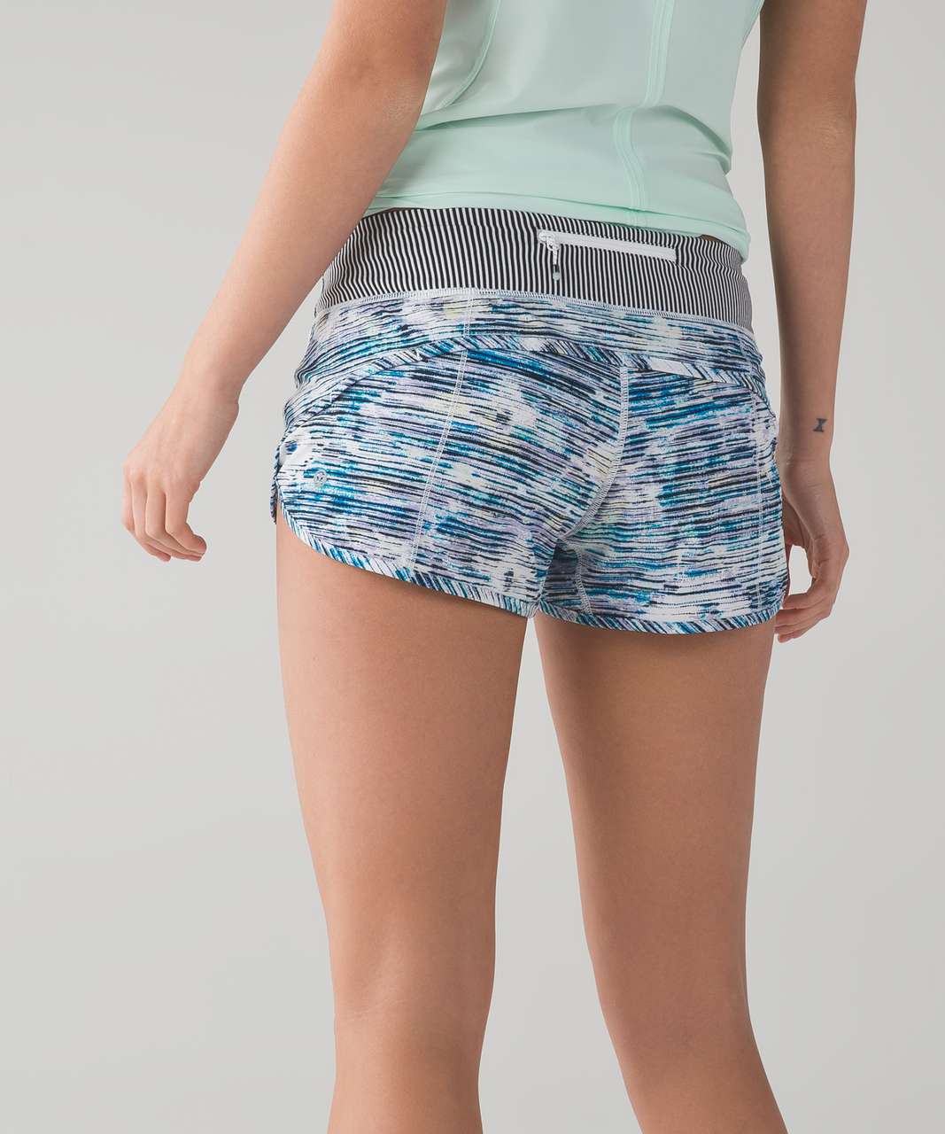 Lululemon Speed Short (4-way Stretch 2.5) - Aerial Drift Multi Black /  Black - lulu fanatics