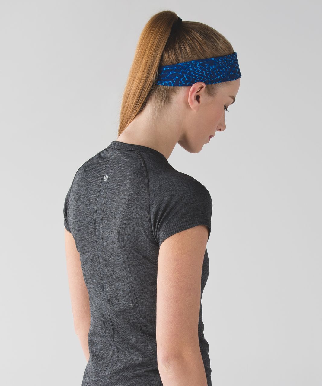 Lululemon Fly Away Tamer Headband II - Samba Snake Kayak Blue Hero Blue