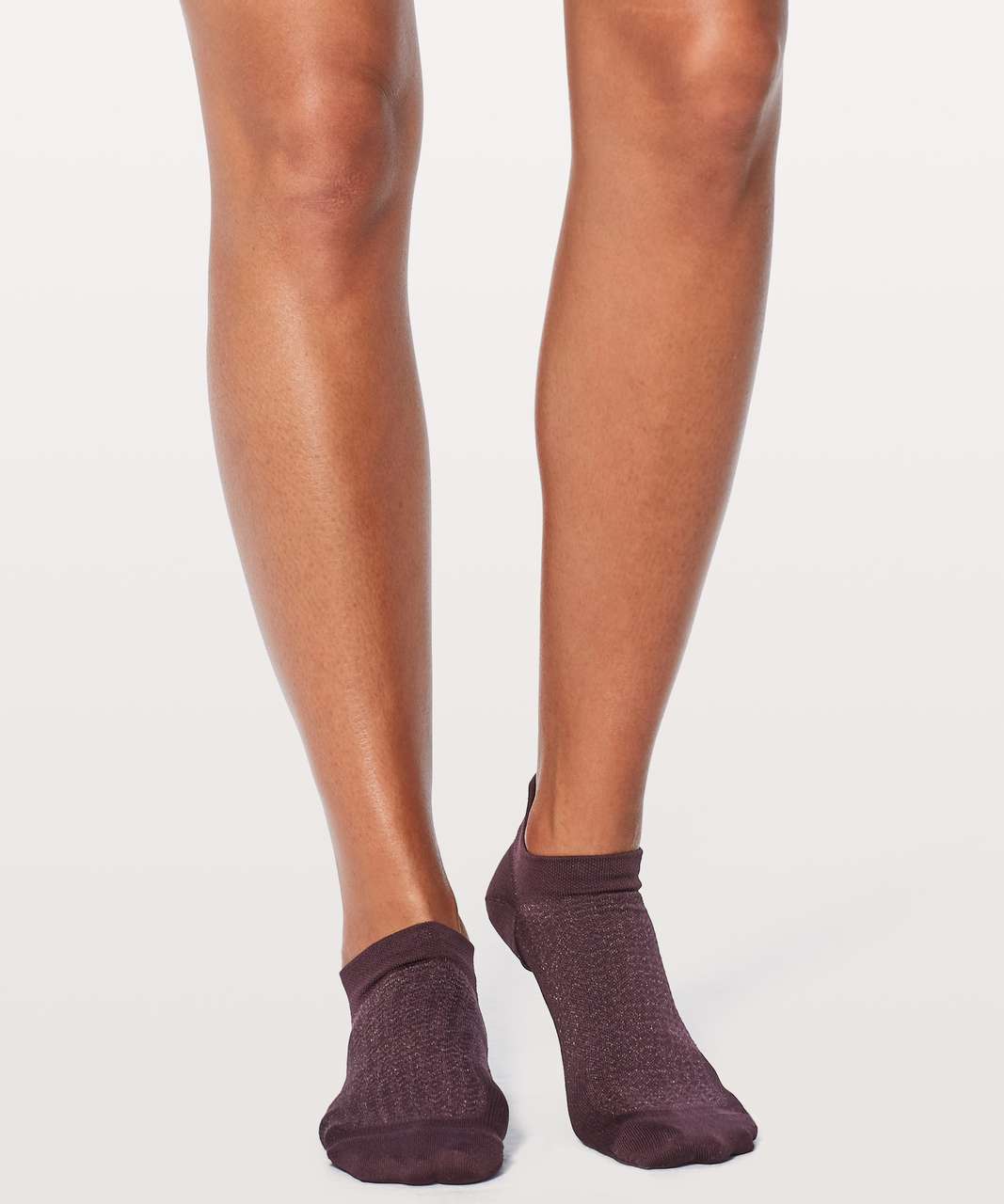 Lululemon Light Speed Sock Silver - Black Cherry