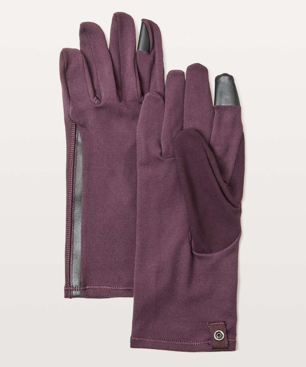 Lululemon Run It Out Gloves - Black Cherry