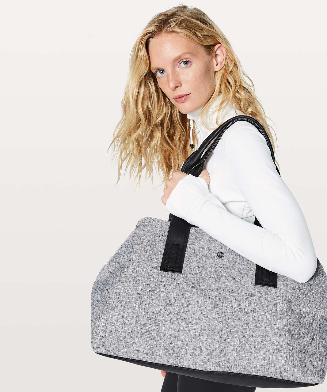 lululemon go getter bag heathered black