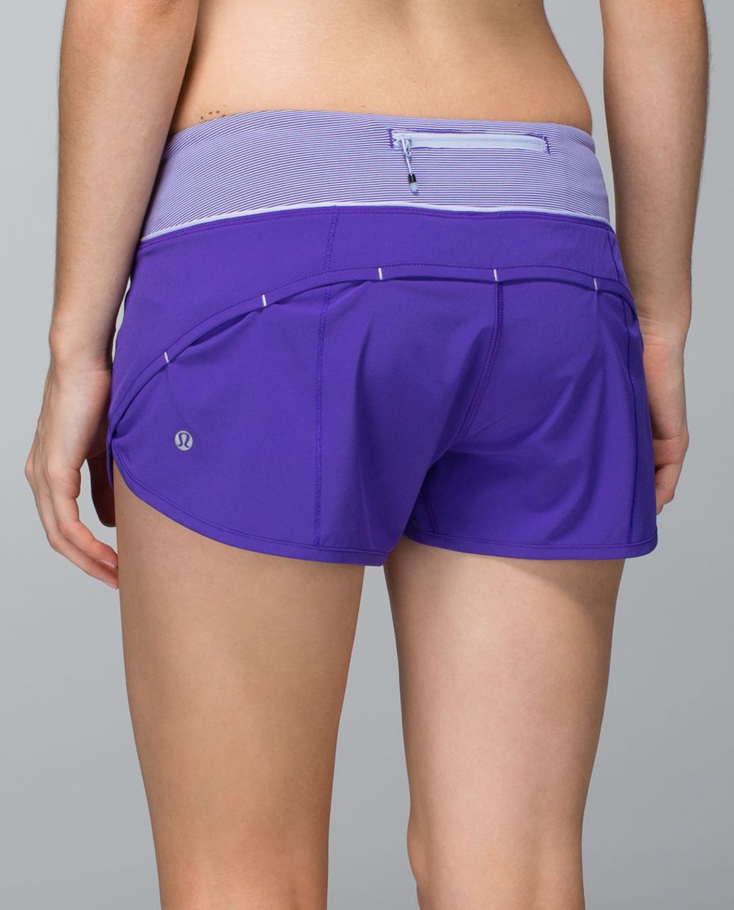 lululemon purple speed shorts