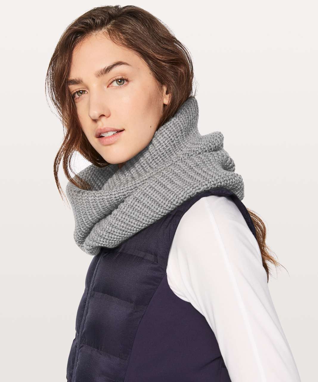 Lululemon Wool Be Cozy Snood - Heathered Core Medium Grey