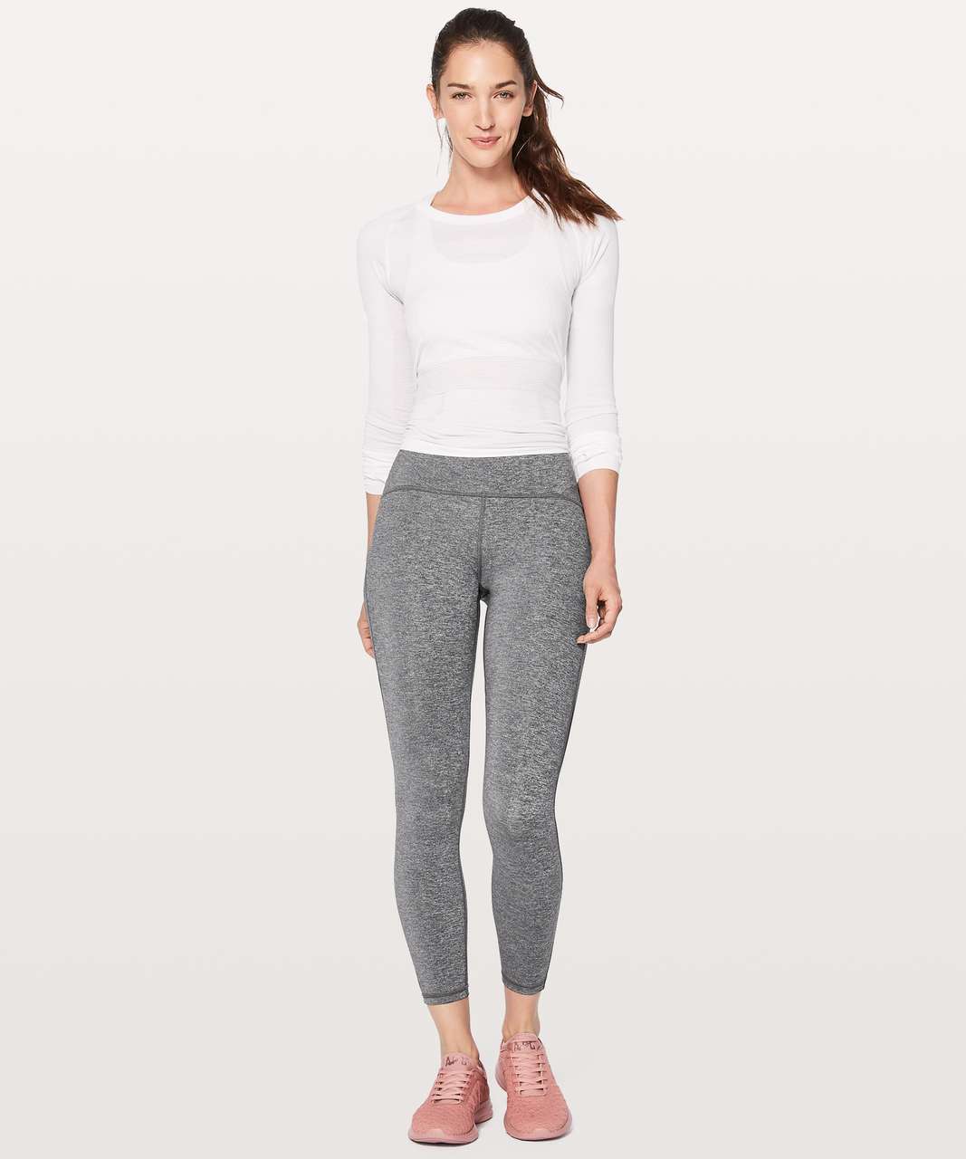 Lululemon Train Times 7/8 Pant *25" - Heathered Black (First Release)