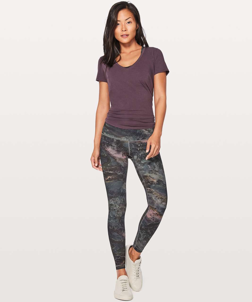 Lululemon Wunder Under Low-Rise Tight ( Full-On Luxtreme 28) - Salt Dark  Mystic Black / Black - lulu fanatics