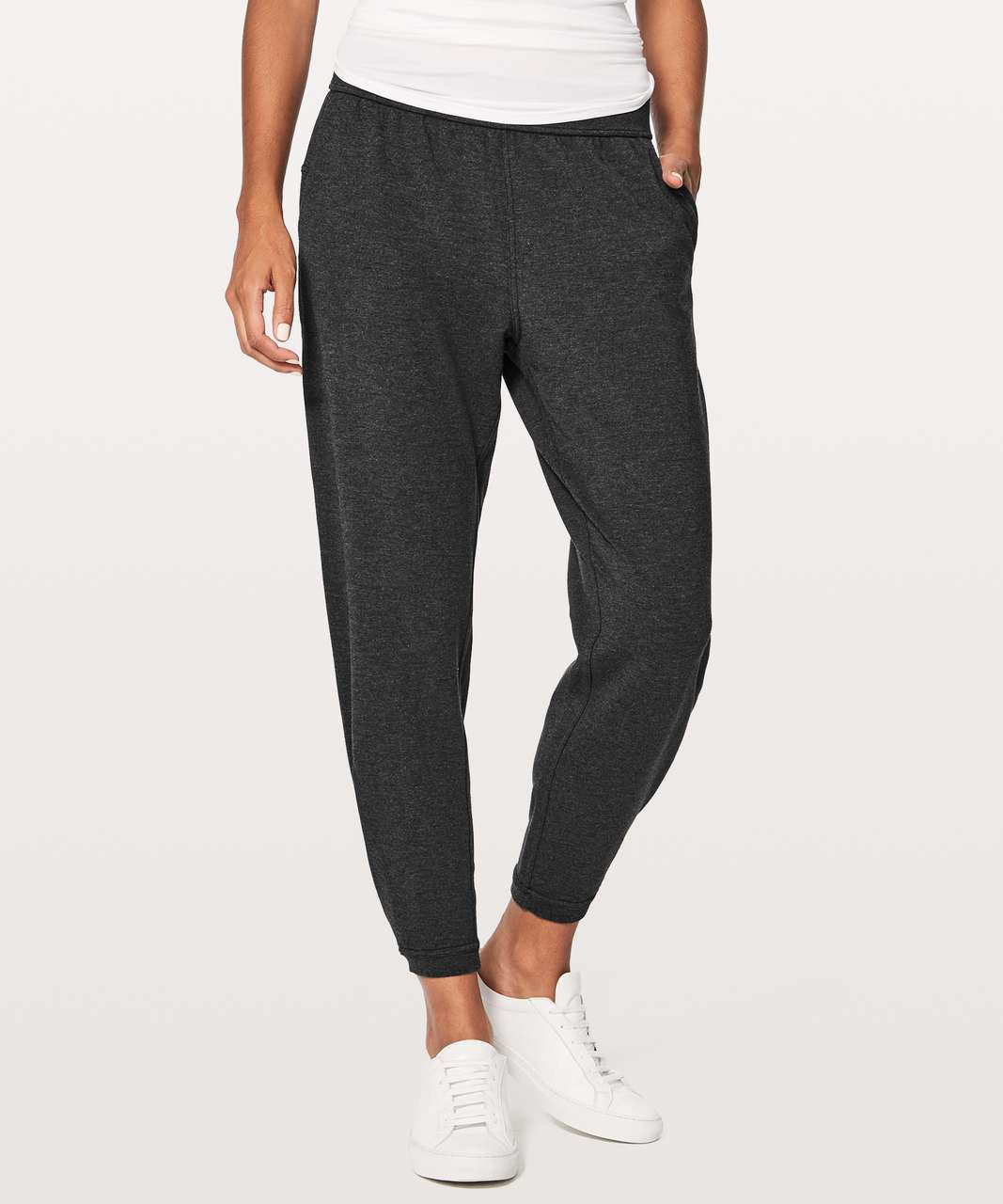 Lululemon Twisted & Tucked Pant 25" - Heathered Mod Black