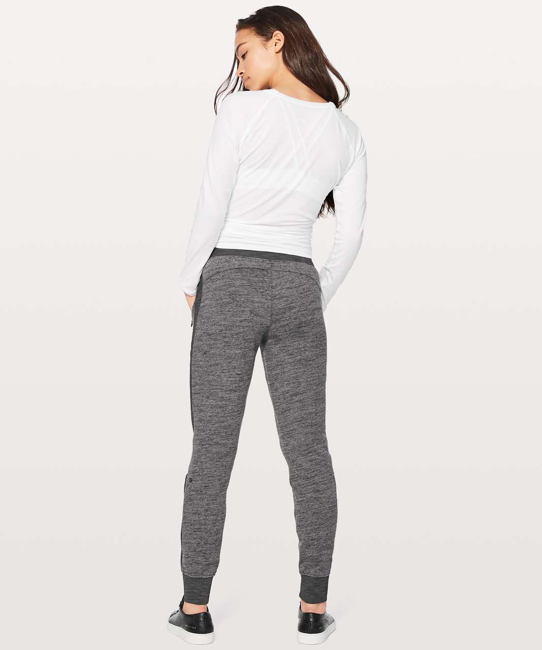 LULULEMON BLACK/GRAY IN The Comfort Zone RN106259 CA35801 Womens Size 6 EUC  $37.99 - PicClick