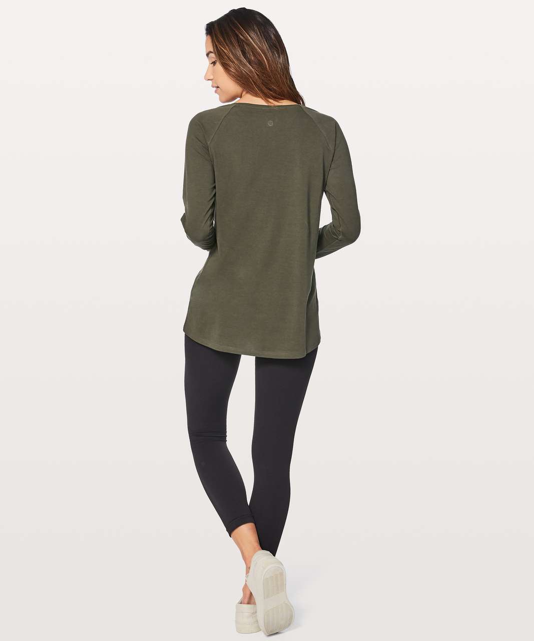 Lululemon Emerald Long Sleeve - Dark Olive (First Release)