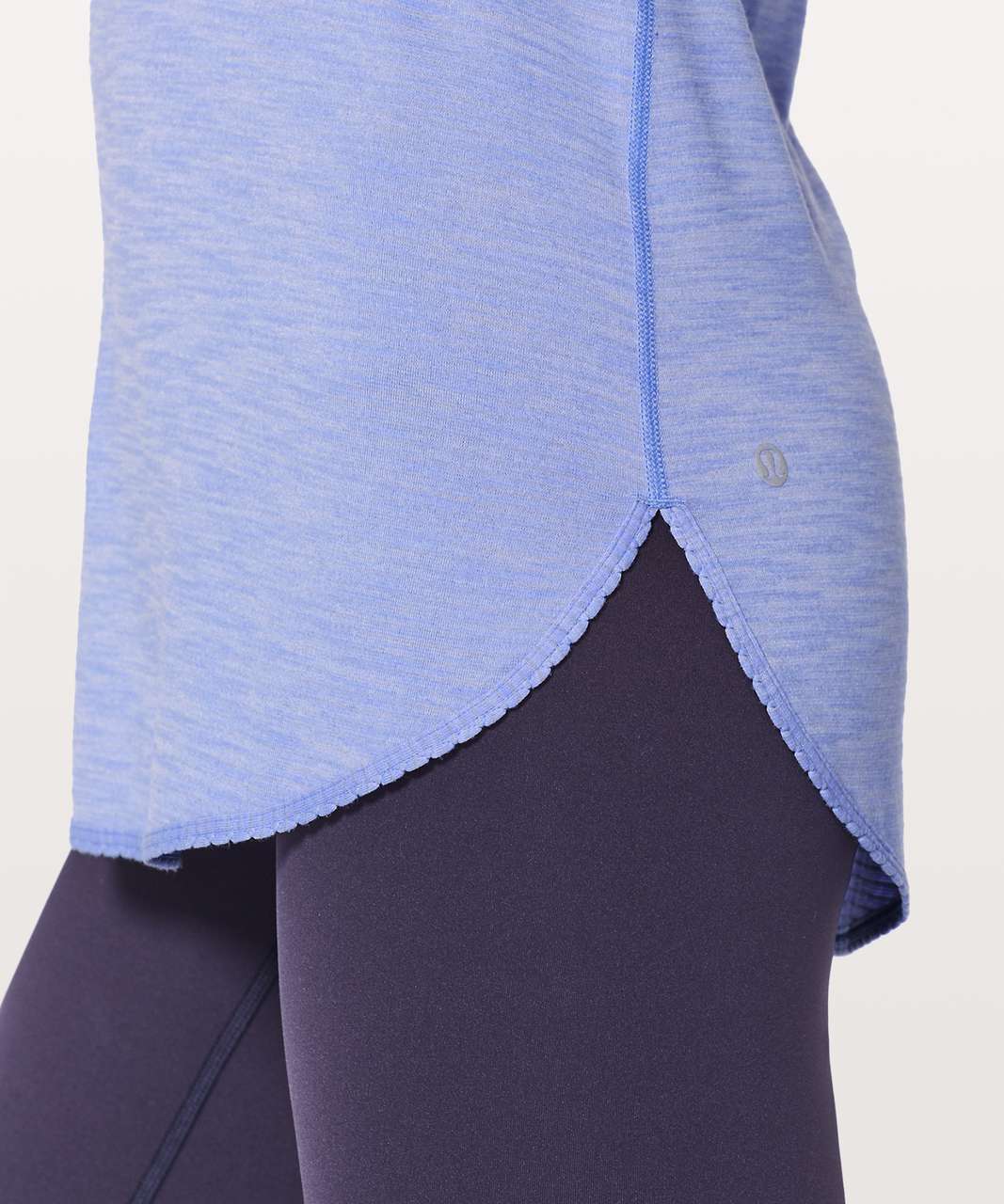 Lululemon 105 F Singlet - Heathered Hydrangea Blue