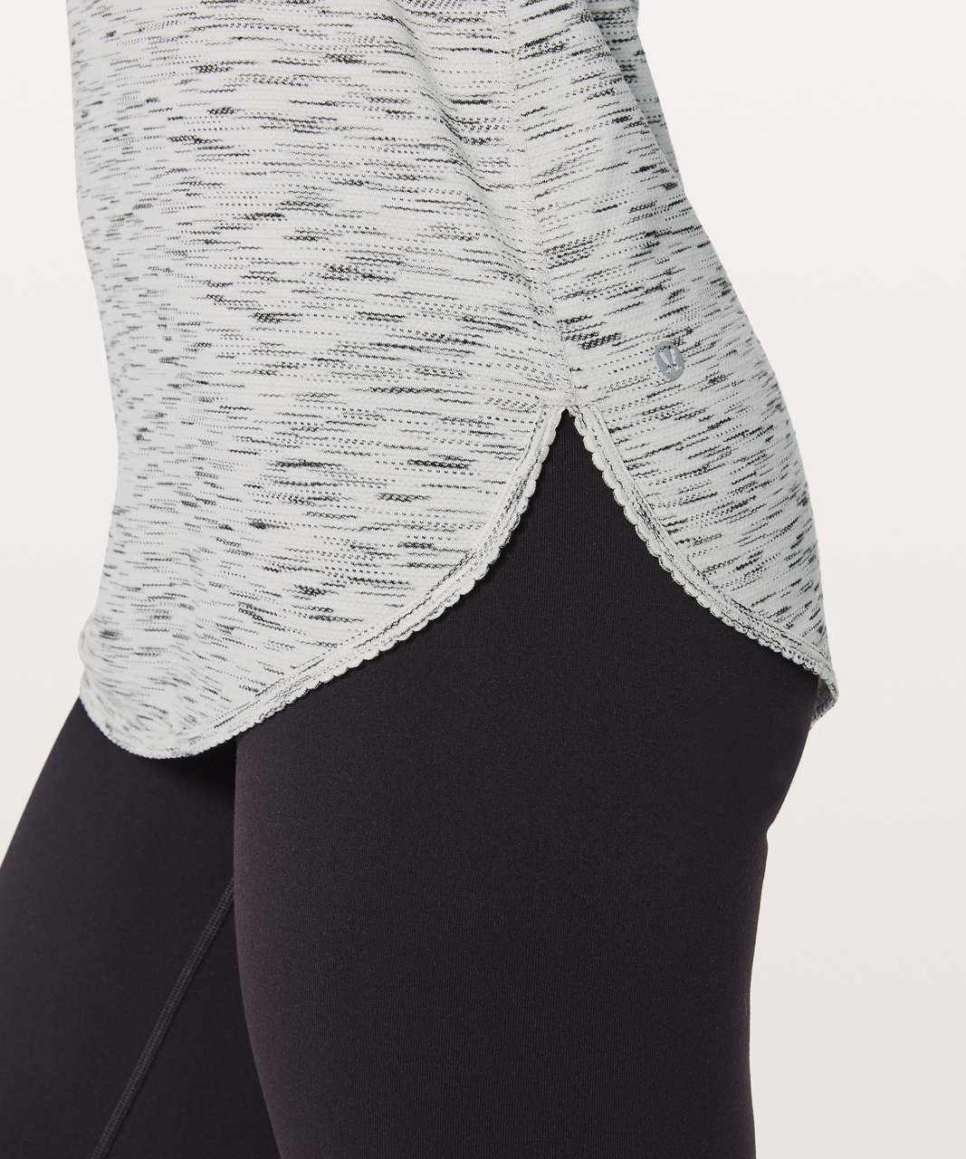 Lululemon Our Sport Tank - Tiger Space Dye Black White - lulu fanatics