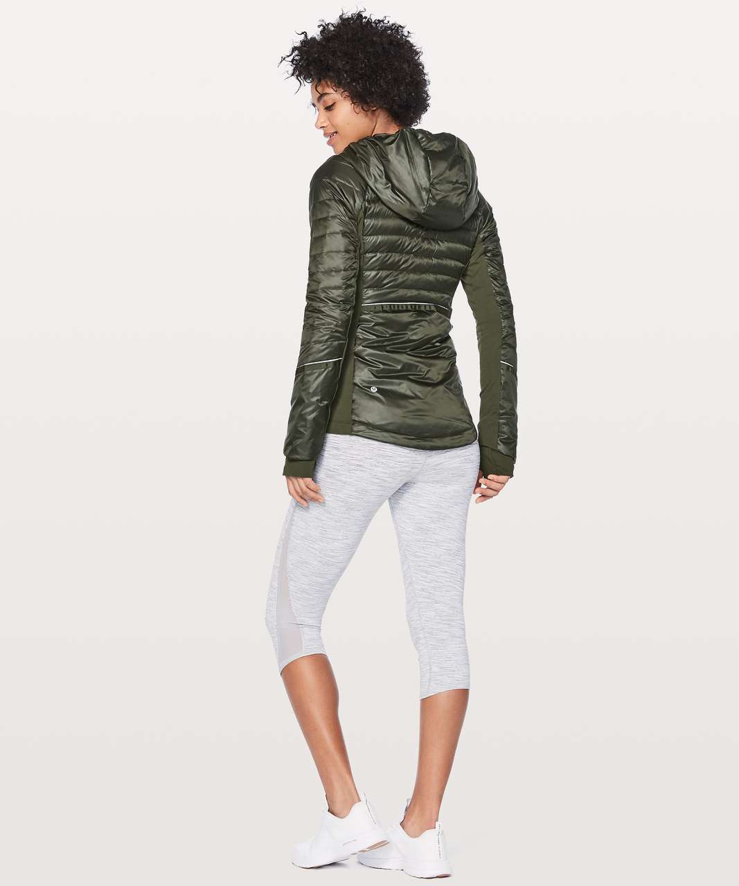 Lululemon Down For A Run Jacket II - Gator Green