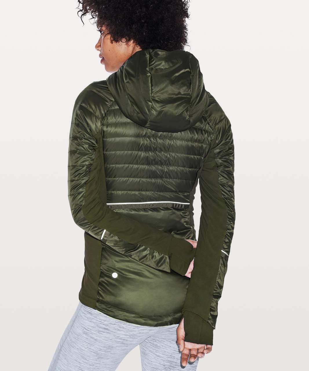 Lululemon Down For A Run Jacket II - Gator Green