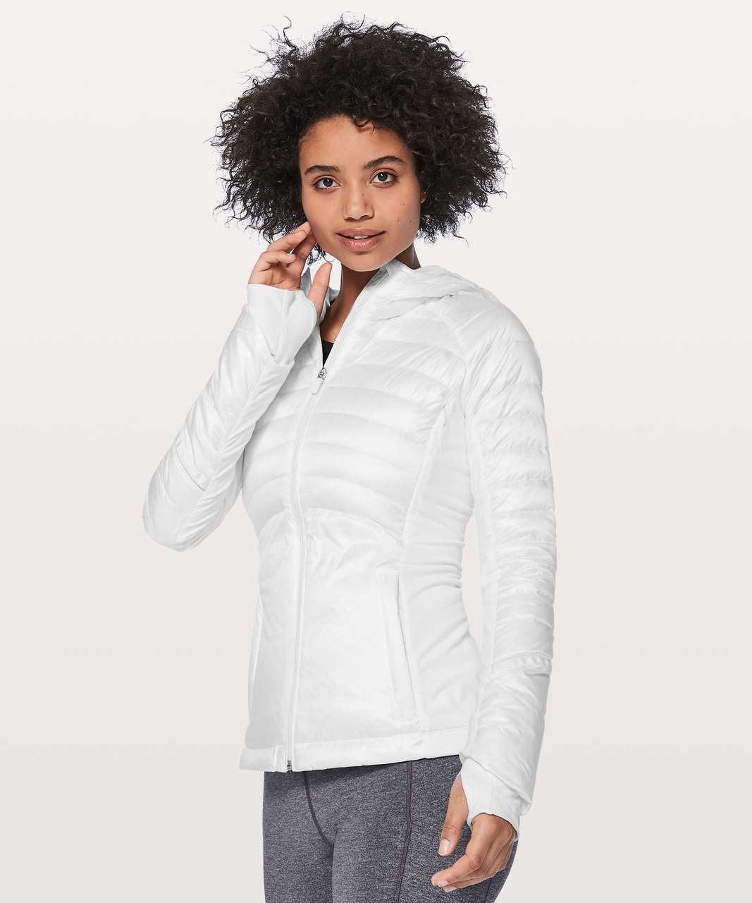 Lululemon Kicking Asphalt Jacket White Size 10