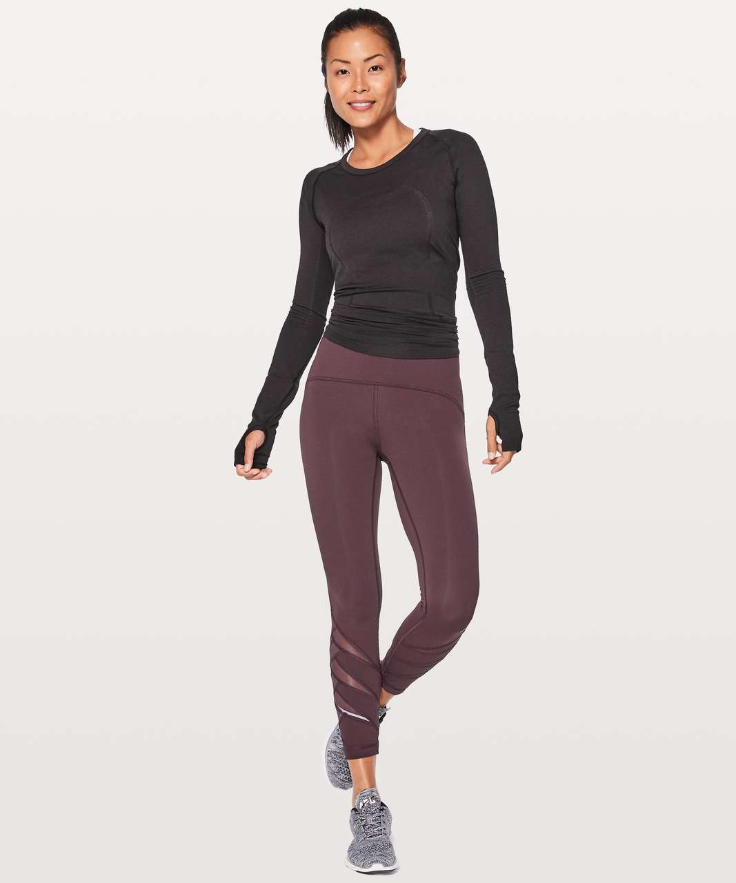 Lululemon Motionful 7/8 Tight 25" - Black Cherry