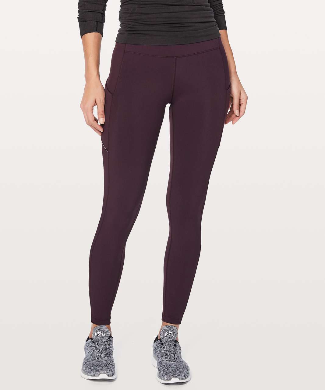 Lululemon Cold Weather High-Rise Running Tight 28 - Black - lulu fanatics