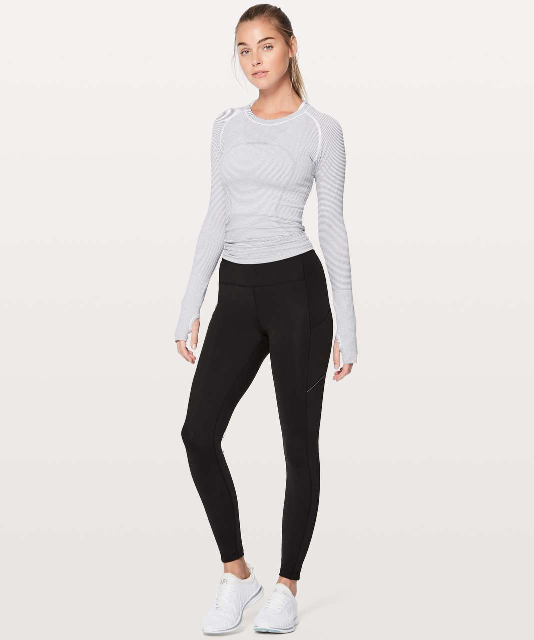 Lululemon Speed Up Tight Warp Tech Fleece 28" - Black