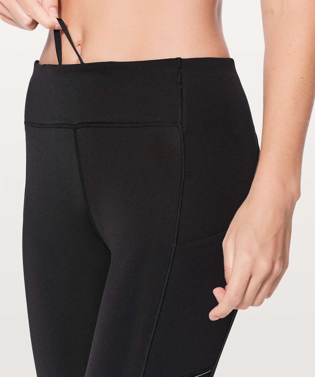 Lululemon Speed Tight Running Leggings Black Luon 10 - $58 - From Fried