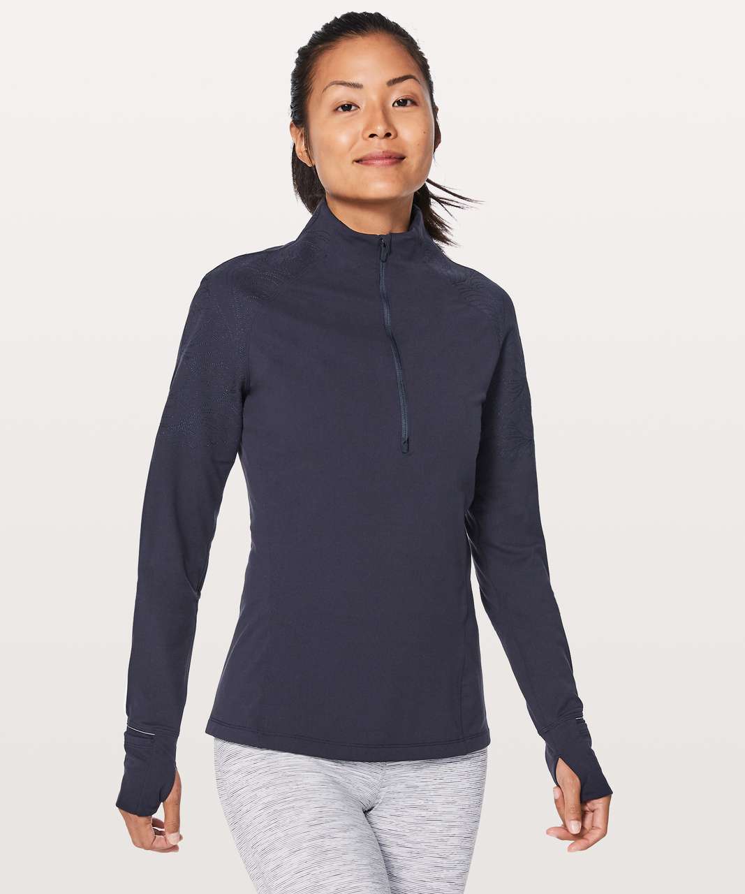 Lululemon Toasty Tech 1/2 Zip - Midnight Navy - lulu fanatics