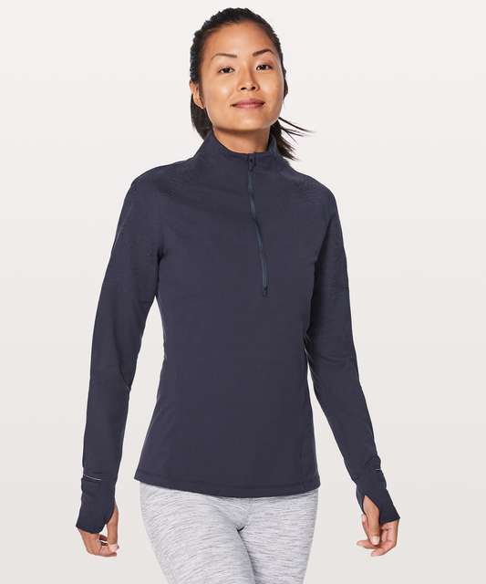 Lululemon Toasty Tech 1/2 Zip - Black - lulu fanatics