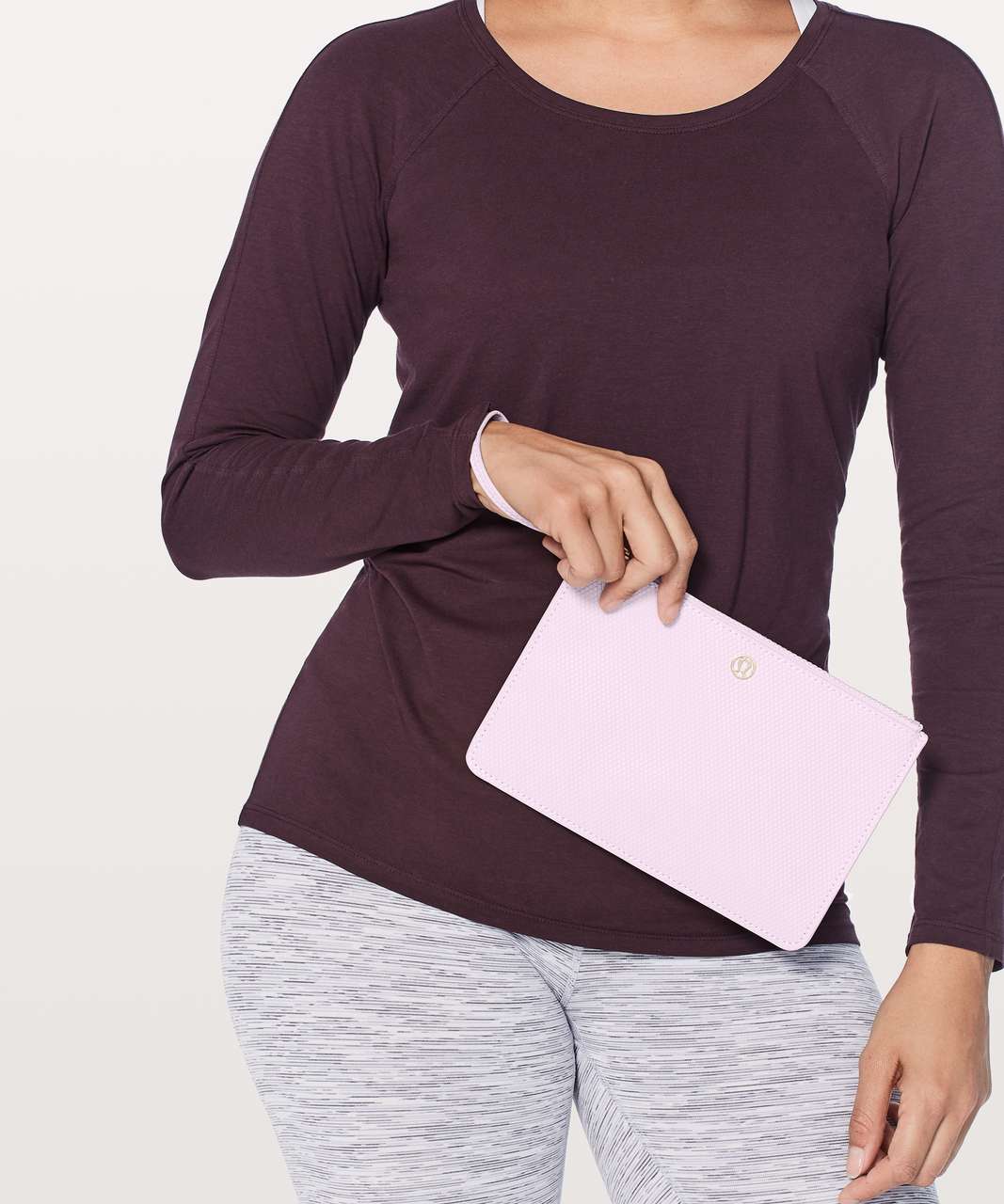 Lululemon Goody Bag - Misty Pink / Debossed Diamond