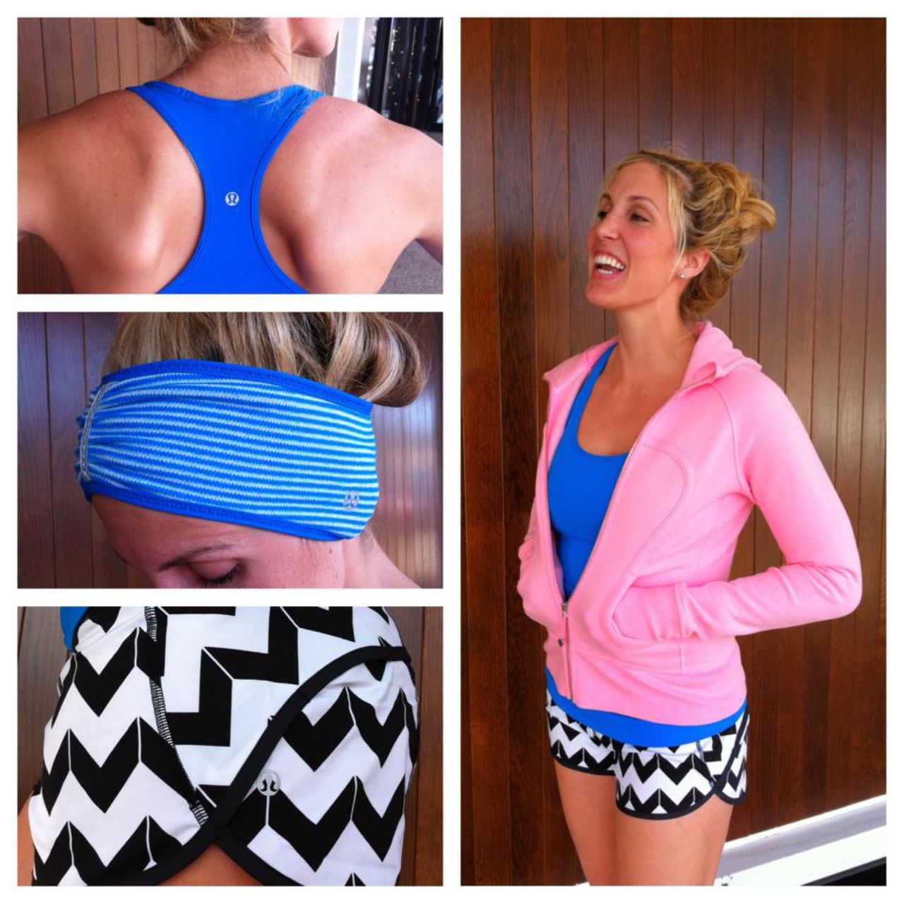 Lululemon Run:  Speed Short - Arrow Chevron White Black