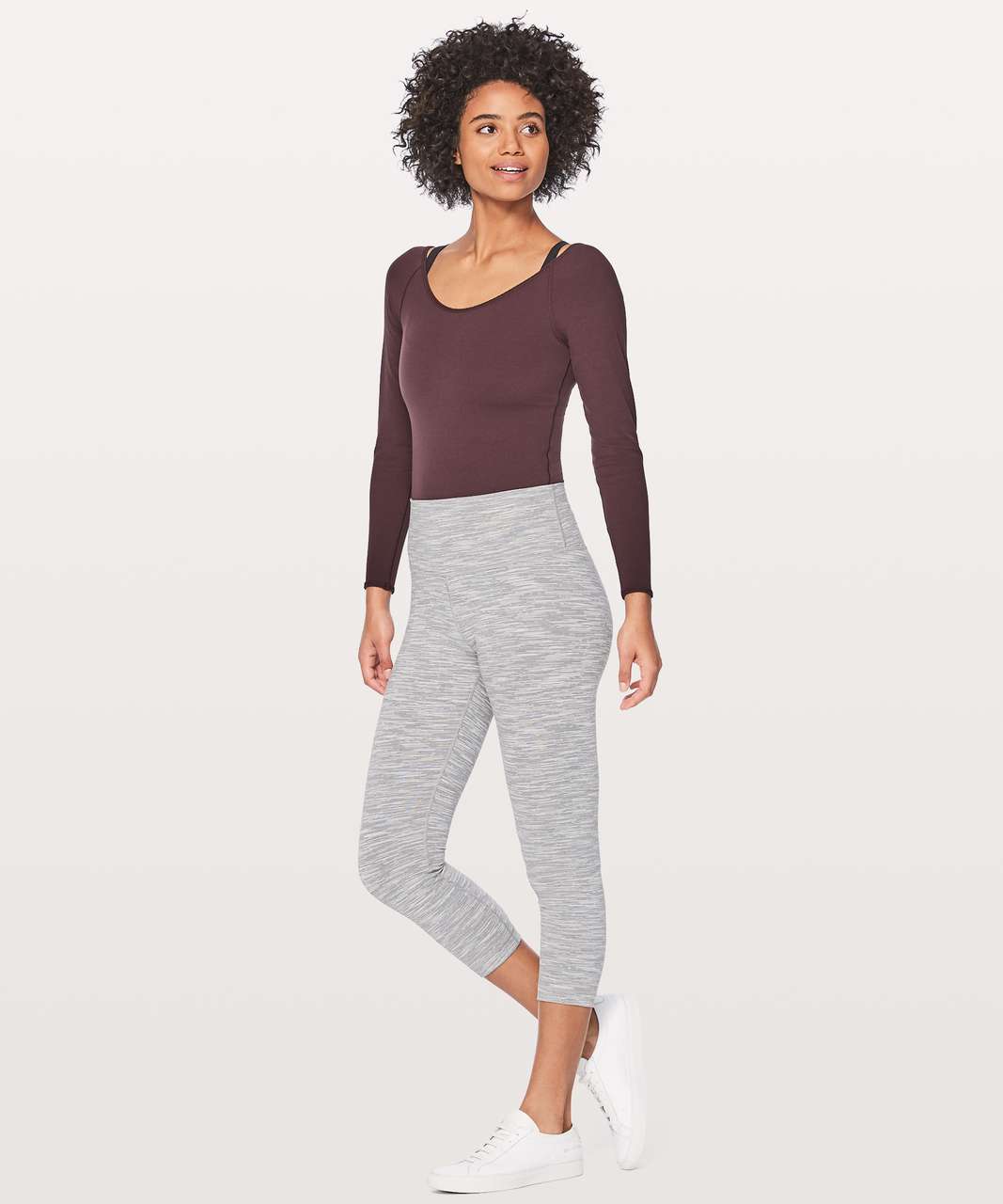 Lululemon Full Freedom Long Sleeve - Black Cherry - lulu fanatics