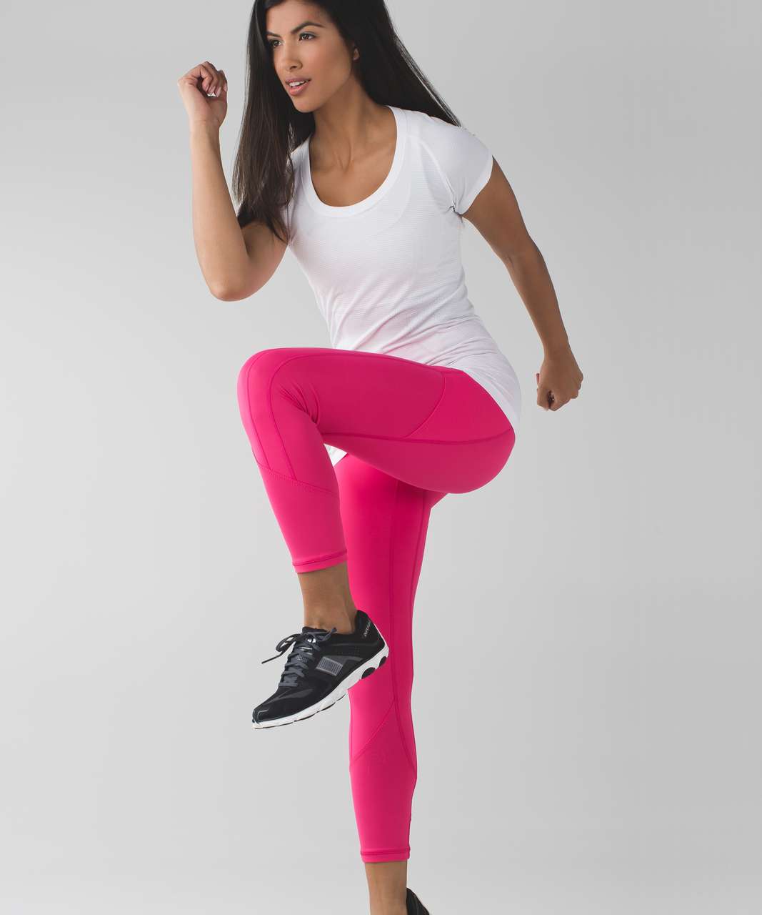 Lululemon All The Right Places Crop - Bon Bon