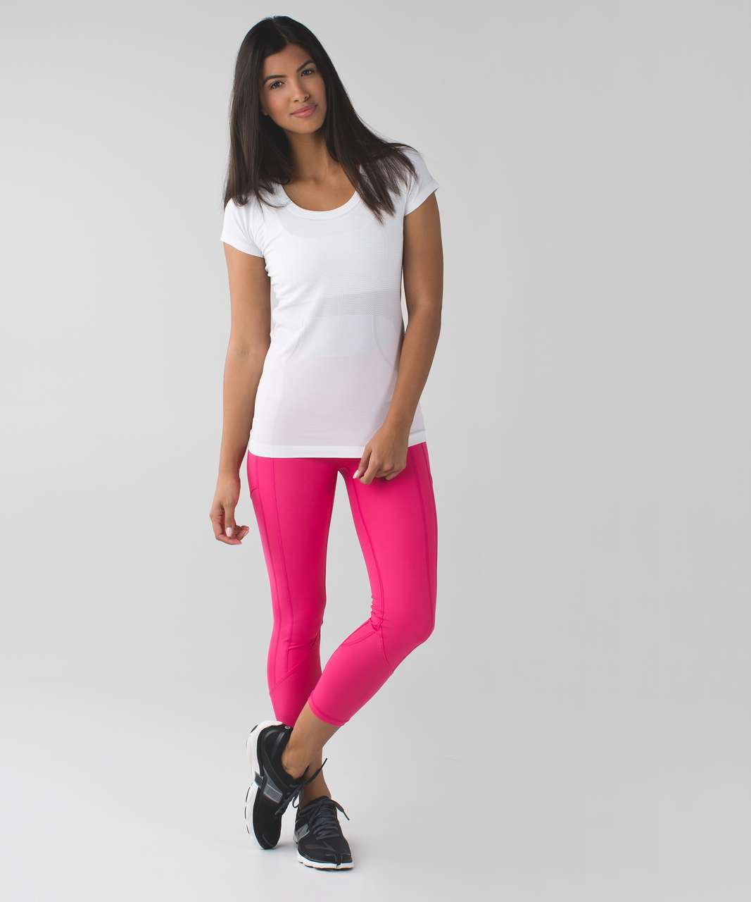 Lululemon All The Right Places Crop - Bon Bon