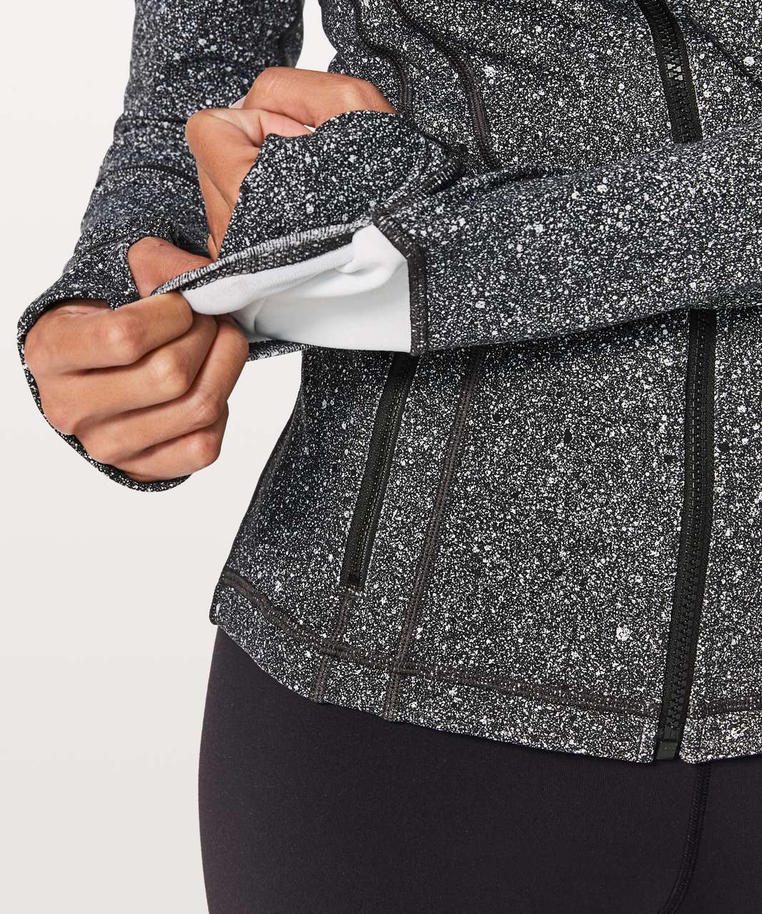 Lululemon Define Jacket - Luminesce Splatter White Black (First Release)