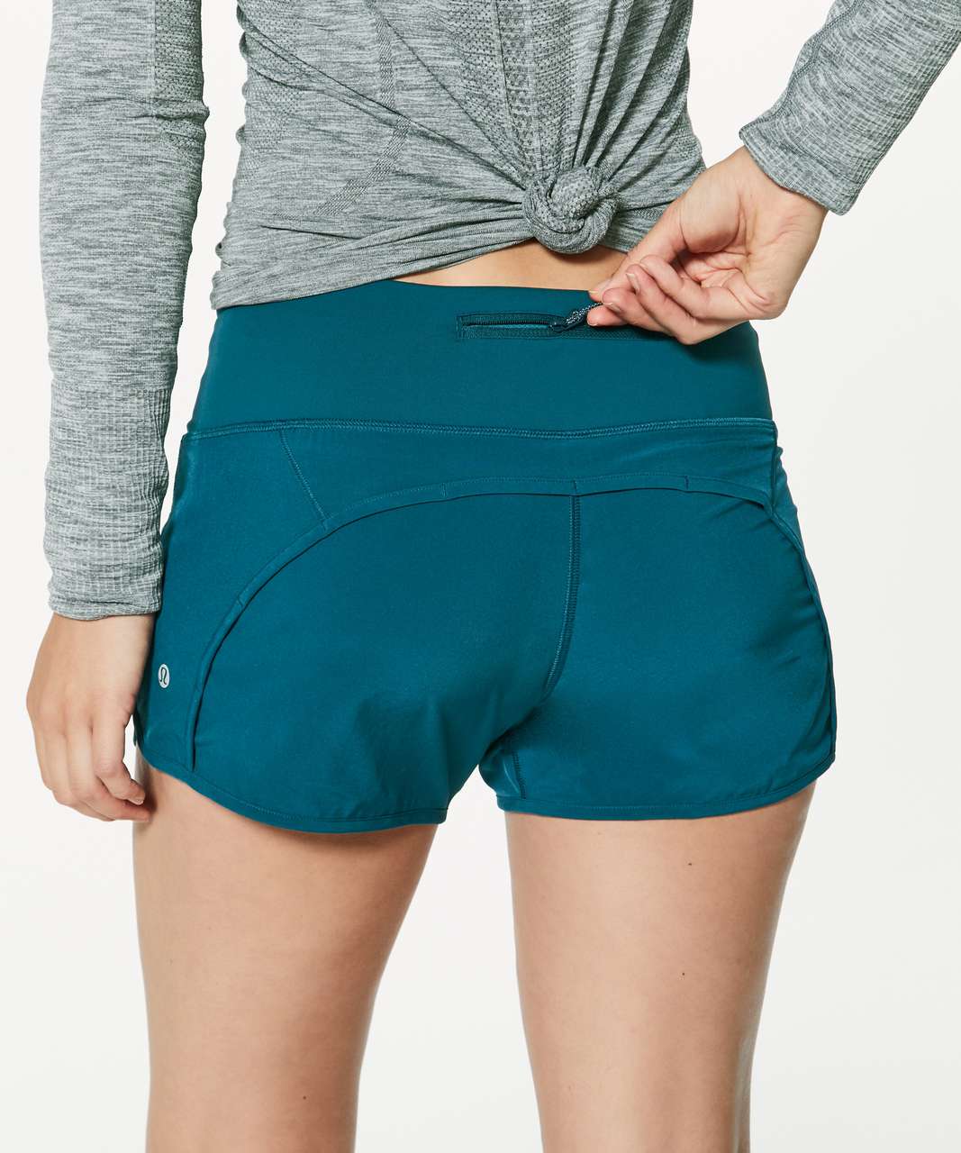 Lululemon Speed Up Mid-Rise Lined Short 4 - Blue Nile - lulu fanatics