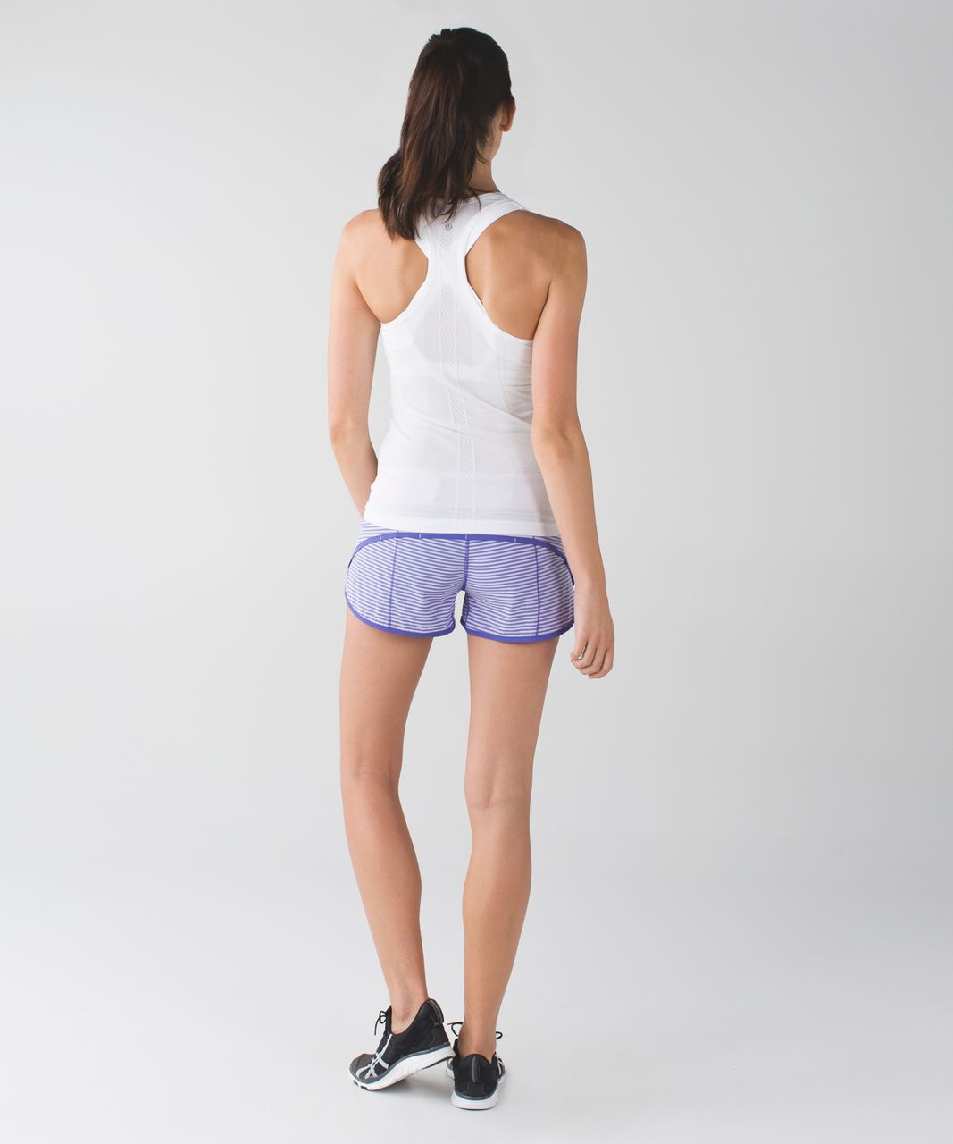 Lululemon Run:  Speed Short *4-way Stretch - Classic Stripe Iris Flower Pretty Purple / Pretty Purple / Iris Flower