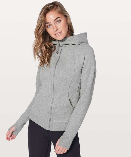 NEW LULULEMON Scuba Oversized Funnel Neck Half-Zip M/L GREY SAGE RARE!! 