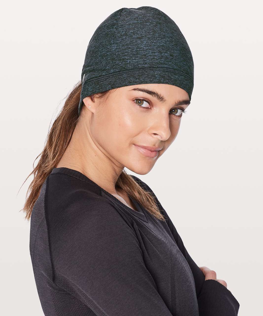 Lululemon Run It Out Toque - Heathered Nocturnal Teal