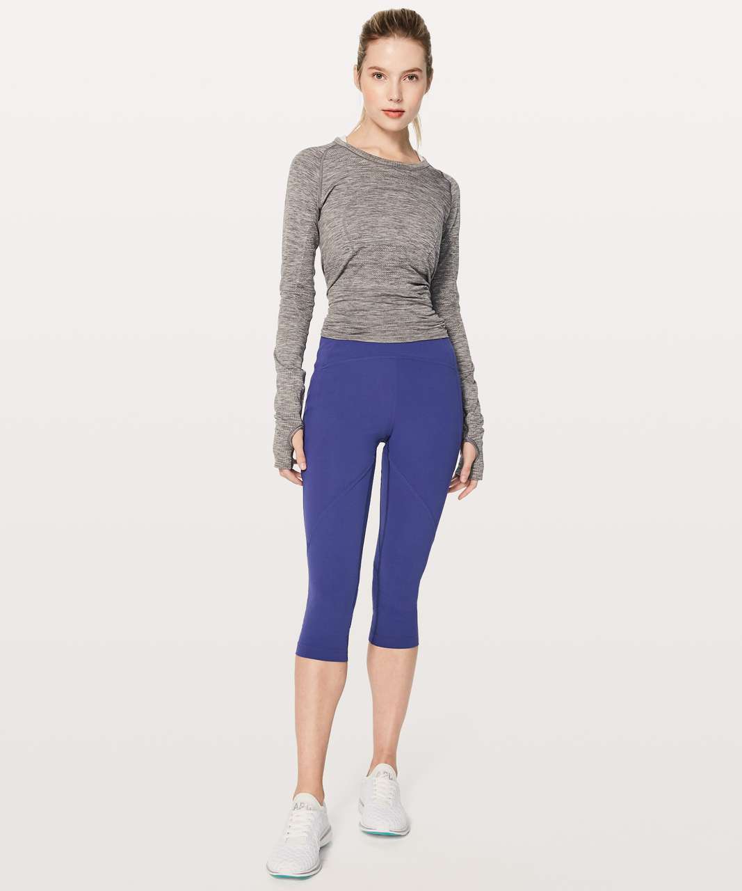 Lululemon Lead The Pack Crop 23" - Stony Grape