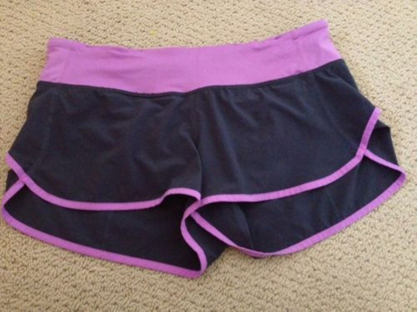 Lululemon Speed Short - Coal Purple Crush