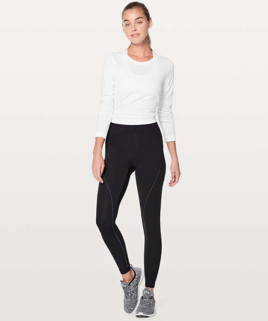 Lululemon Lead The Pack Tight Reflective 28" Black lulu fanatics