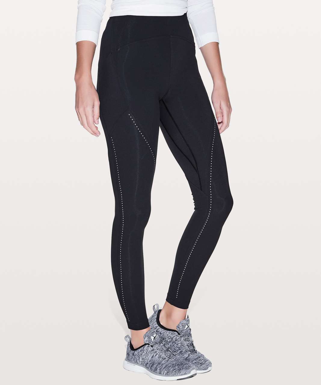 Lululemon Lead The Pack Tight Reflective 28 - Black - lulu fanatics