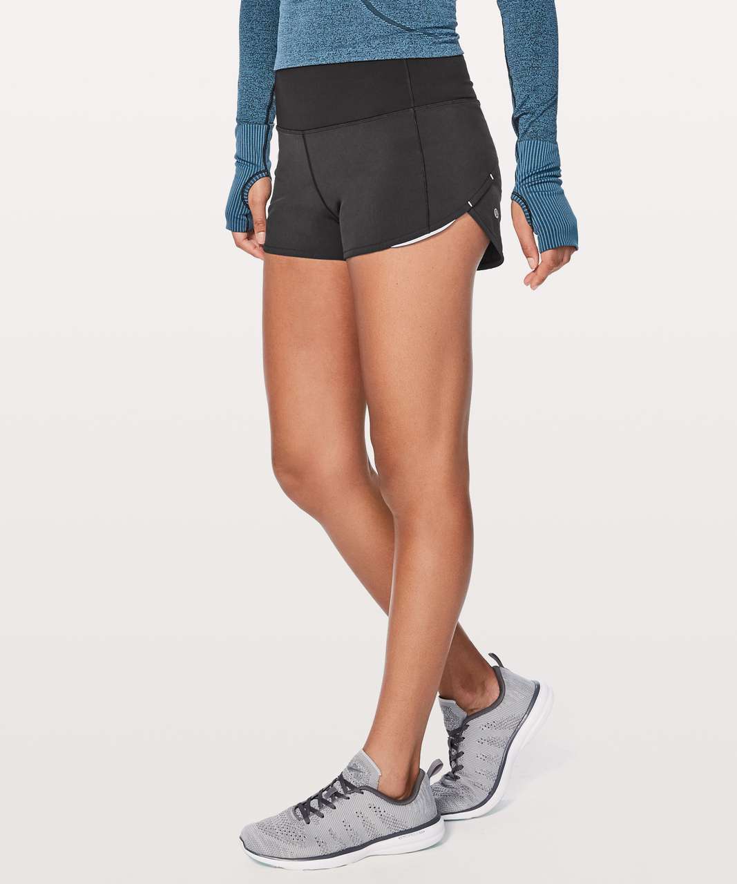 Lululemon Speed Up Crop (21) - Black - lulu fanatics