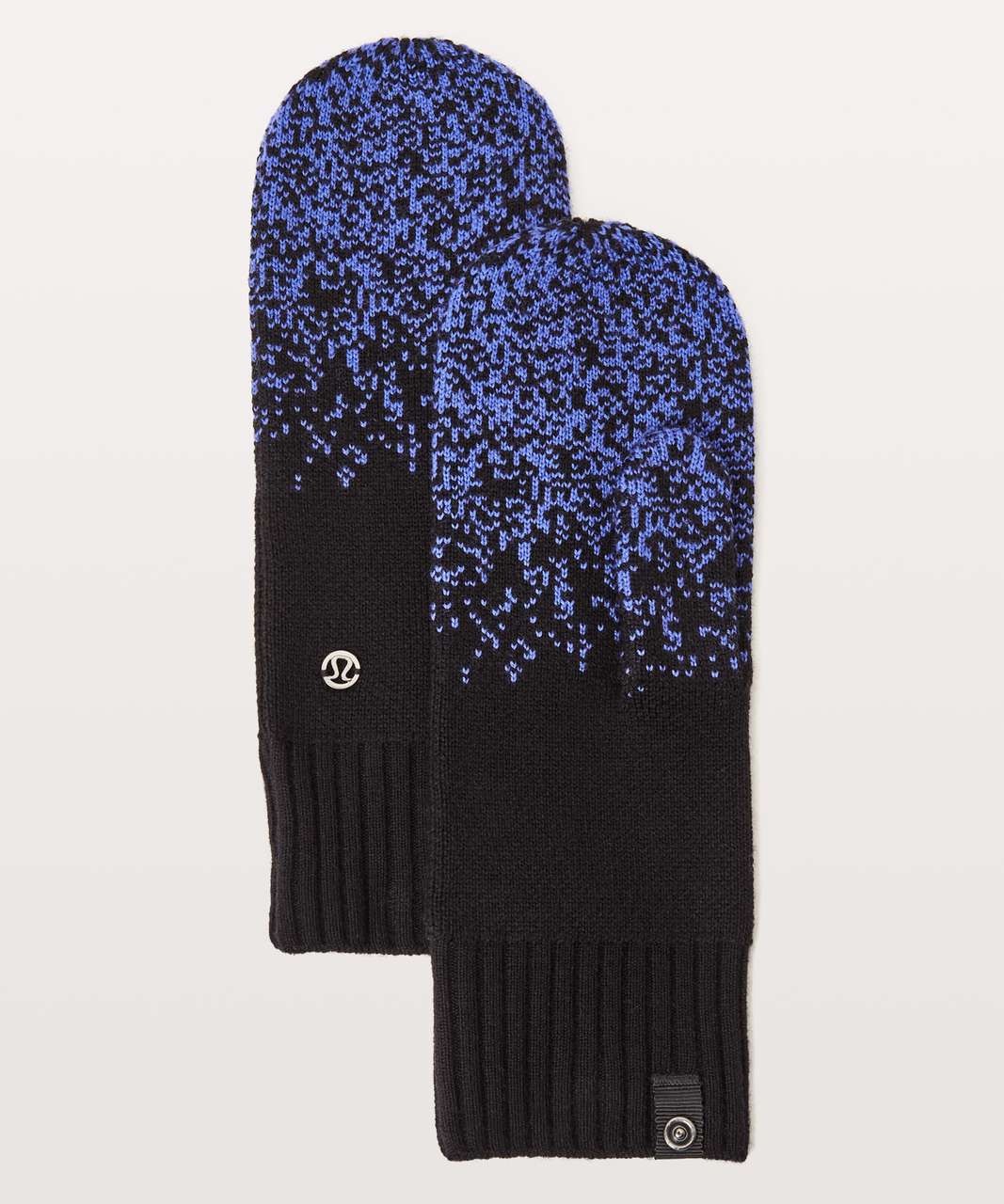 Lululemon Light & Bright Mittens - Black / Blazer Blue