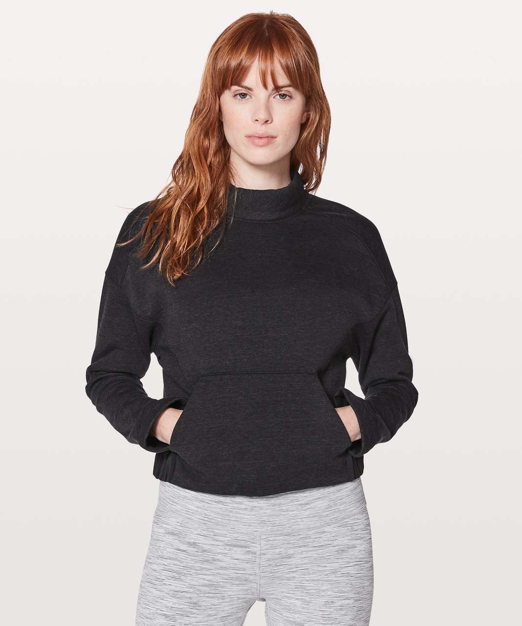 Lululemon Rest less Pullover - Black / Black (First Release) - lulu fanatics