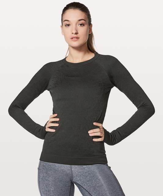 Lululemon Restless Pullover - Heathered Black - lulu fanatics